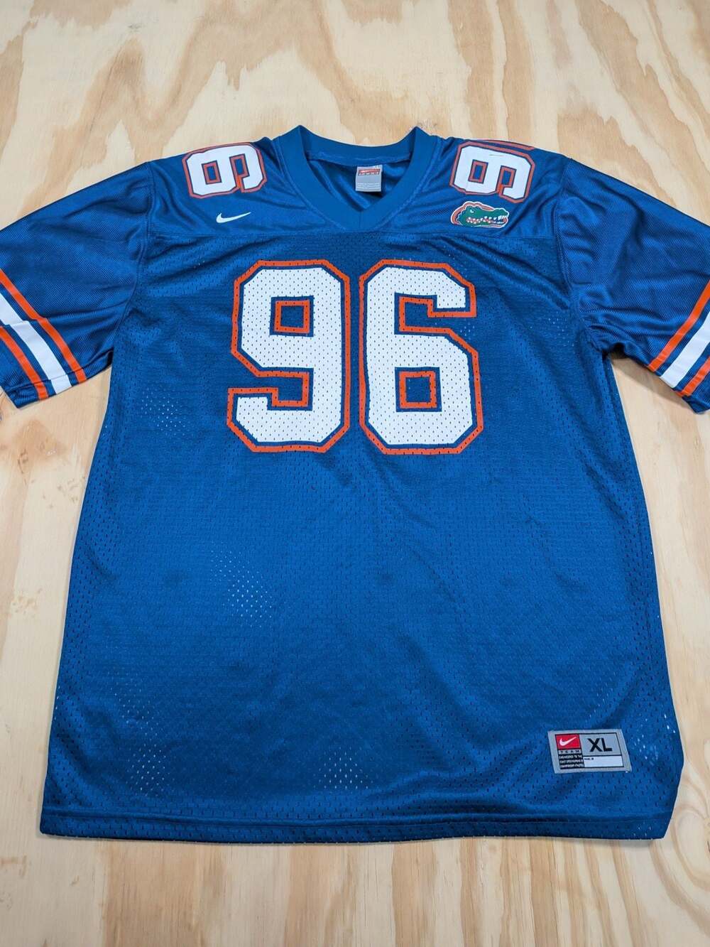 Vintage Nike Florida Gators #96 Football Jersey - Blue - XL